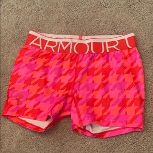 Girls Under Armour spandex shorts